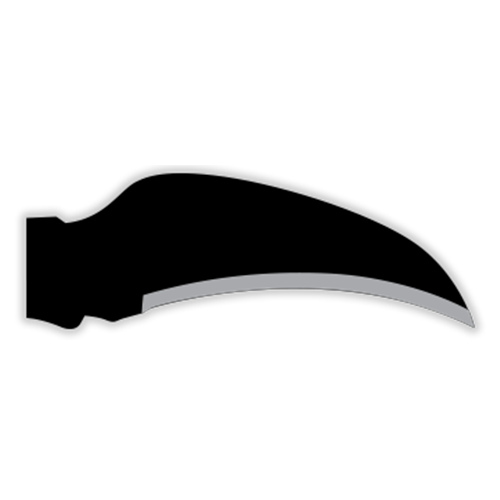 knifestock tipo di coltello bird's beak